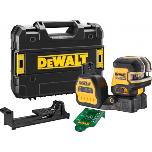 DeWALT DCE822NG18 Samopoziomujący, zielony laser krzyżowy (18V/bez aku) Tstak