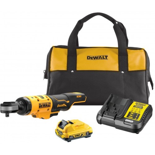 DeWALT DCF503D1 Aku klucz grzechot 3/8" XR (12V/1x2,0Ah) Torba