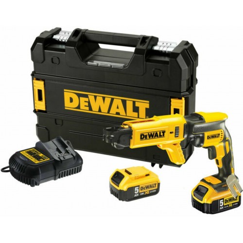 DeWALT DCF620M2K Akumulatorowa wkrętarka do płyt g-k 18V (2×4,0 Ah)+podajnik wkrętów,Tstak DeWALT DCF620M2K Akumulatorowa wkrętarka do płyt g-k 18V (2×4,0 Ah)+podajnik wkrętów,Tstak