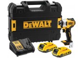 DeWALT DCF809D2T Zakrętarka udarowa 1/4" /190Nm, XR (18V/2x2,0Ah) Tstak