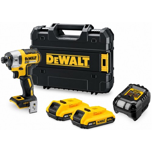DeWALT DCF887D2 Aku biegowy zakrętak udarowy (1/4"/205Nm) XR (18V/2x2,0Ah) Tstak DeWALT DCF887D2 Aku biegowy zakrętak udarowy (1/4"/205Nm) XR (18V/2x2,0Ah) Tstak