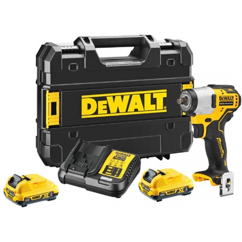 DeWALT DCF902D2 Zakrętarka udarowa 3/8" (168Nm/12V/2x2,0 Ah) Tstak