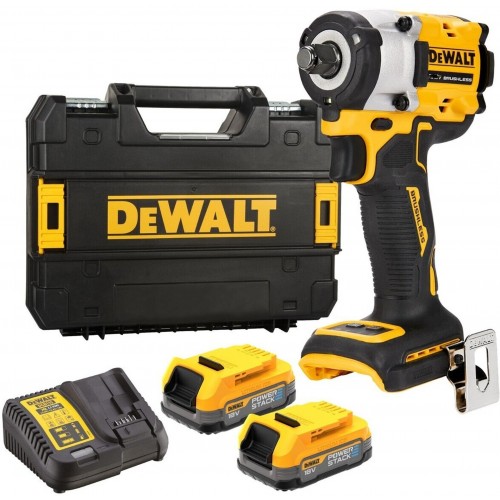 DeWALT DCF921E2T Aku Zakrętarka udarowa 1/2" (406 Nm/18V/2x1,7Ah PowerStack) Tstak