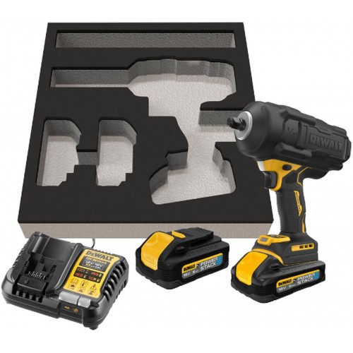 DeWALT DCF961H2G Akumulatorowy klucz udarowy na kwadrat 1/2" (18V/2x5,0Ah PowerStack)