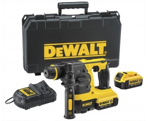 DeWALT DCH254M2 Młotowiertarka SDS-Plus (2,1J/18V/2x4,0Ah) walizka