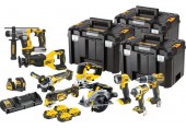 DeWALT DCK1012P4T Zestaw narzędzi z silnikiem bezszczotkowym 10 szt. (18V/4x5Ah+3x Tsak)