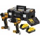 DeWALT DCK2050H2T Zestaw elektronarzędzi (DCD805+DCF850+DCB115+18V/5,0Ah PowerStack)Tstak