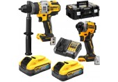 DeWALT DCK2052H2T Akumulatorowy zestaw (DCD999+DCF850+DCB115+2x5,0Ah PowerStack) Tstak
