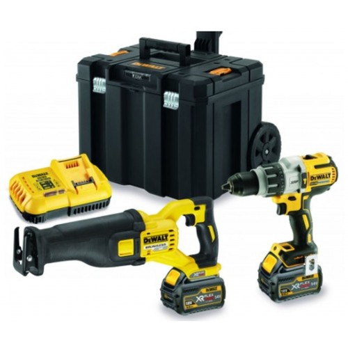 DeWALT Zestaw narzędzi XR FLEXVOLT-2 akumulatory 18V/54V/6.0Ah FLEXVOLT DCK2057T2T