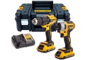 DeWALT DCK2059D2T Zestaw narzędzi akumulatorowych (2x2,0Ah/18V) TSTAK II