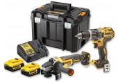DeWALT DCK2080P2T Kombo pack DCD796 + 18V 2x5,0Ah + 18V 2x5,0Ah + DCB115 + TSTAK