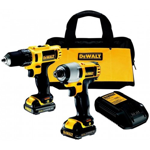 DeWALT DCK211C2 Zestaw narzędzi akumulatorowych XR Li-Ion (12V/ 2x1,3Ah)