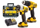 DeWALT DCK211D2T wkrętarka+zakrętarka (12V/2x2,0 Ah) Tstak