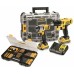 DeWALT zestaw Combo wkrętarka+zakrętarka+akcesoria, Li-Ion 10,8V, 2x2,0Ah DCK216D2T