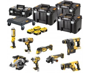 DeWALT DCK853P4T (DCH273+DCD996+DCG405+DCF887+DCS570+DCS367+DCS355+DCL050+4x5,0Ah)Tstak