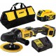 DeWALT DCM849P2 Polerka rotacyjna 125-180 mm XR (18V/2x5,0Ah) Torba