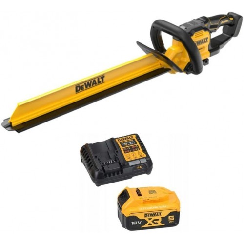 DeWALT DCMHT567P1 Bezszczotkowe nożyce do żywopłotu XR (18V/60cm/1x5,0Ah) DeWALT DCMHT567P1 Bezszczotkowe nożyce do żywopłotu XR (18V/60cm/1x5,0Ah)