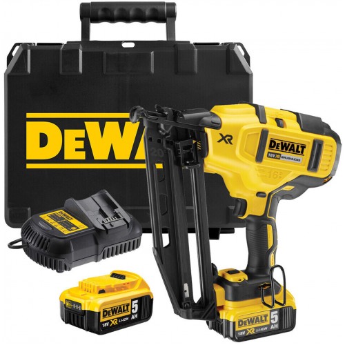 DeWALT DCN660P2 Akumulatorowa gwoździarka 63 mm XR (18V/2x5,0Ah) Tstak
