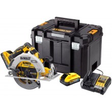 DeWALT DCS573H2T Pilarka tarczowa (18V/2x5,0Ah PowerStack) Tstak