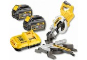 DeWALT DCS777T2 Aku Pilarka ukośnica XR FlexVolt (216mm/54V/2x6,0Ah)