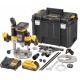 DeWALT DCW620H2 Akumulatorowa frezarka górnowrzecionowa (12mm/18V/2x5,0Ah) Tstak