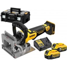 DeWALT DCW682P2 Frezarka Lamelownica XR 18 V, (2 x 5,0 Ah), Tstak