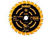 DeWALT DT10624 Tarcza pilarska 165 x 20 mm, 24 zęby