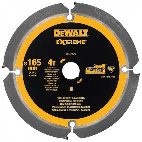 DeWALT DT1471 Piła tarczowa 165 x 20 mm 4Z