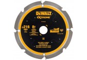 DeWALT DT1473 Tarcza tnąca 216 x30 mm do włóknocementu 8T