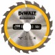 DeWALT DT1943 Tarcza tnąca 190 x 30 mm, 18 zębów