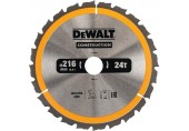 DeWALT DT1952 Tarcza do piły do cięcia drewna 216 x 30mm 24z widią