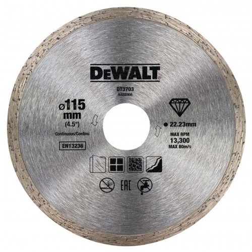 DeWALT DT3703 Tarcza diamentowa glazura 115x22,2mm