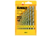 DeWALT DT5921 Zestaw wierteł do metalu 10cz HSS-G