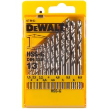 DeWALT DT5922 komplet 13szt. wierteł do metalu HSS-G