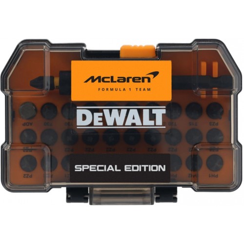 DeWALT DT70900T McLaren Zestaw bitów do narzędzi udarowych - 32 szt. DeWALT DT70900T McLaren Zestaw bitów do narzędzi udarowych - 32 szt.