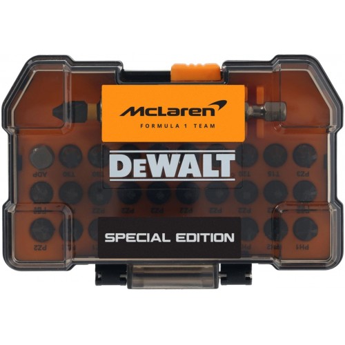 DeWALT DT70901T McLaren Zestaw końcówek wkrętarskich 32 szt. z uchwytem narzędziowym DeWALT DT70901T McLaren Zestaw końcówek wkrętarskich 32 szt. z uchwytem narzędziowym