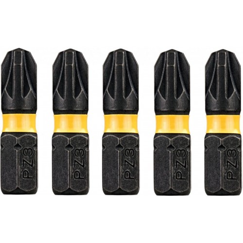 DeWALT DT7388T Końcówki wkrętakowe bity PZ3 25mm 5szt. DeWALT DT7388T Końcówki wkrętakowe bity PZ3 25mm 5szt.