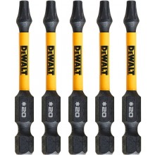DeWALT DT7395T Końcówki wkrętarskie T20 x 57 mm, 5 szt.