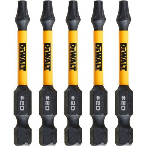 DeWALT DT7395T Końcówki wkrętarskie T20 x 57 mm, 5 szt. DeWALT DT7395T Końcówki wkrętarskie T20 x 57 mm, 5 szt.