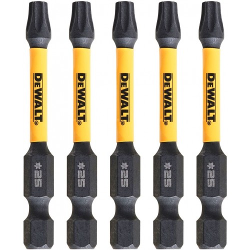 DeWALT DT7396T Końcówki wkrętarskie T25 x 50 mm, 5 szt. DeWALT DT7396T Końcówki wkrętarskie T25 x 50 mm, 5 szt.