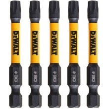 DeWALT DT7398T Końcówki wkrętarskie T30 57 mm, 5 szt.