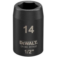 DeWALT DT7532 Płytka nasadka udarowa 1/2”, 14 mm