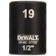 DeWALT DT7537 Płytka nasadka udarowa 1/2”, 19 mm