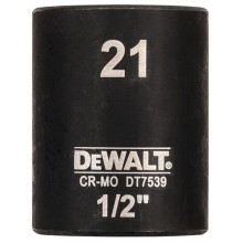 DeWALT DT7539 Płytka nasadka udarowa 1/2”, 21 mm