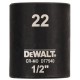 DeWALT DT7540 Płytka nasadka udarowa 1/2”, 22 mm
