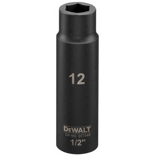 DeWALT DT7546 Klucz nasadowy 12mm głęboki 78mm 1/2