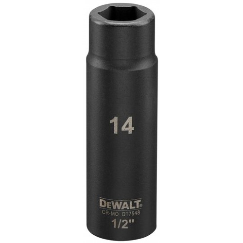 DeWALT DT7548 Klucz nasadowy 14mm głęboki 78mm 1/2