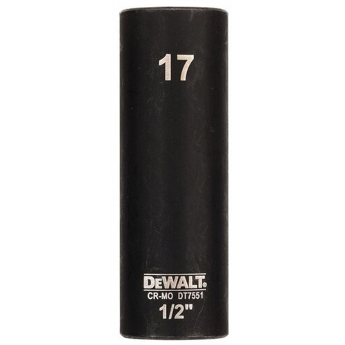 DeWALT DT7551 Klucz nasadowy 17mm głęboki 78mm 1/2