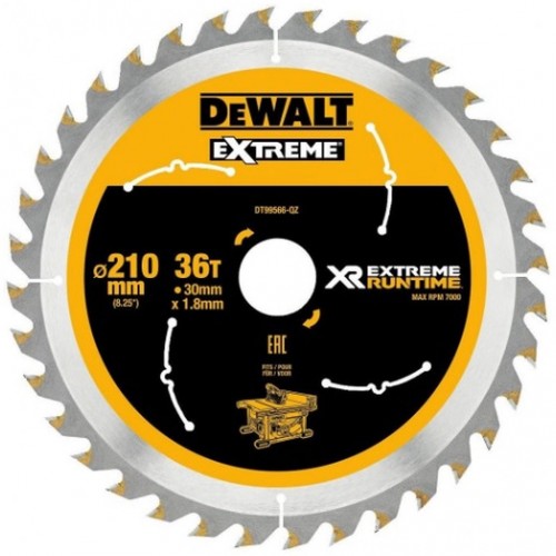 DeWALT DT99566 Piła tarczowa Extreme Runtime 210 x 30mm 36T