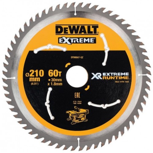 DeWALT DT99567 Tarcza pilarska do pilarki tarczowej 210mm 60 zębów